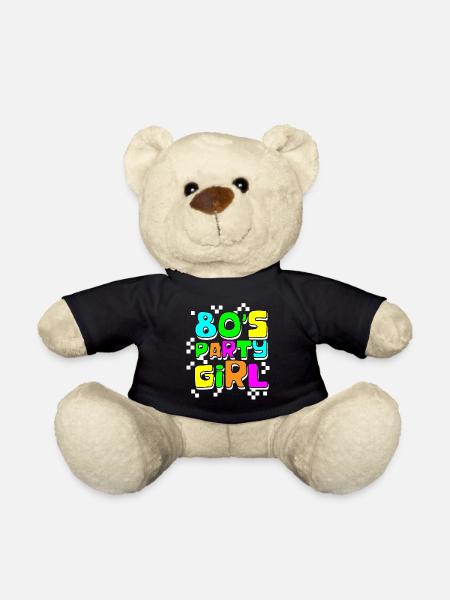 Party Girl der 80er Jahre - Teddy - Schwarz