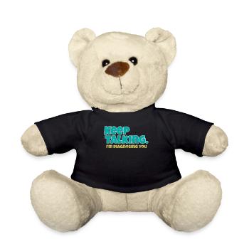 Keep Talking Im Diagnosing You - Teddy Bear - black - Front