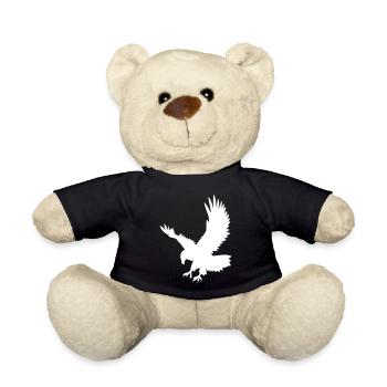 Un aigle chassant sa proie - Nounours - noir - Devant