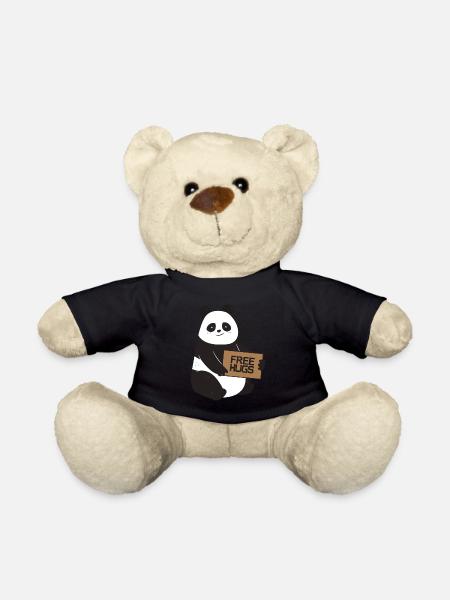 Free Hugs Panda - Teddy - Schwarz