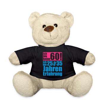 ich bin keine 60 jahre - Teddy - Schwarz - Vorne