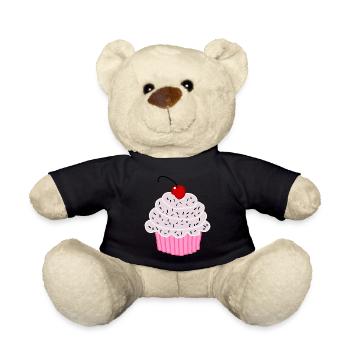 Sugar sweet pink tart - Teddy Bear - black - Front