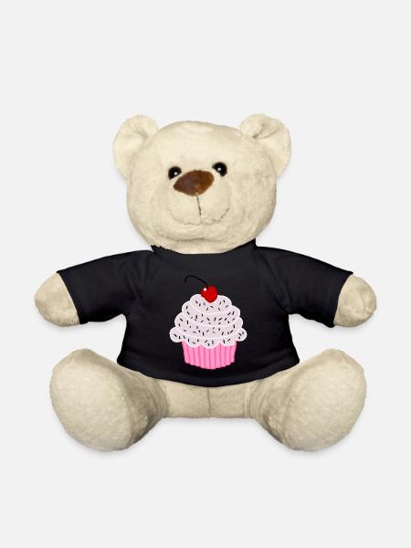 Zuckersüßes rosa Törtchen - Teddy - Schwarz