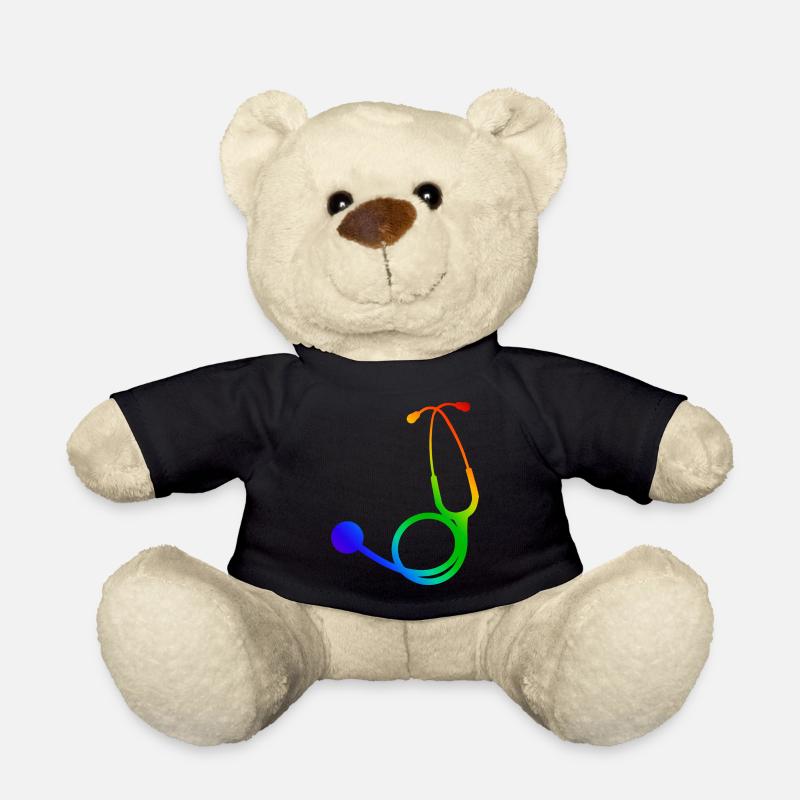 Stéthoscope de couleur | Stethoscope coloured - Nounours - noir