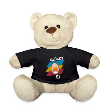GLÜCKS EI - Teddy - Schwarz - Vorne