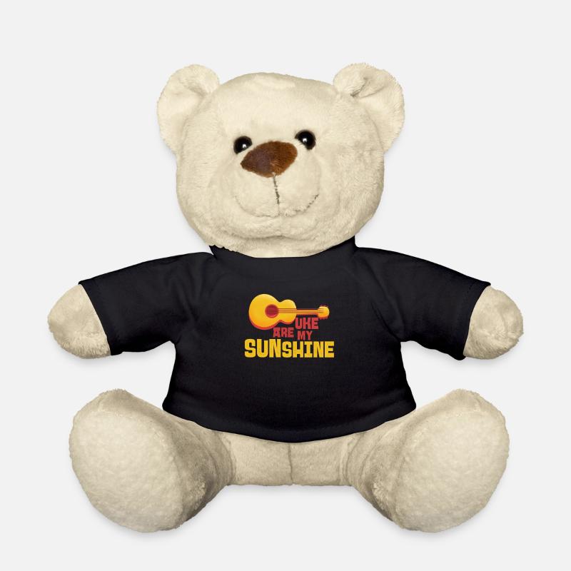 Uke Are My Sunshine - Ukulélé Guitare Drôle - Nounours - noir