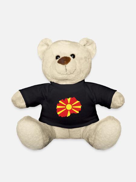 Macedonia - Macedonia - Македонија - Macedonia - Teddy Bear - black