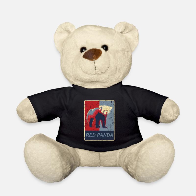 Roter Panda - Teddy - Schwarz