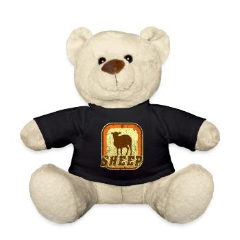 Schaf - Teddy - Schwarz - Vorne
