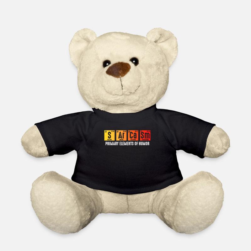 Sarkasmus Humor Lustig Geschenk - Teddy - Schwarz
