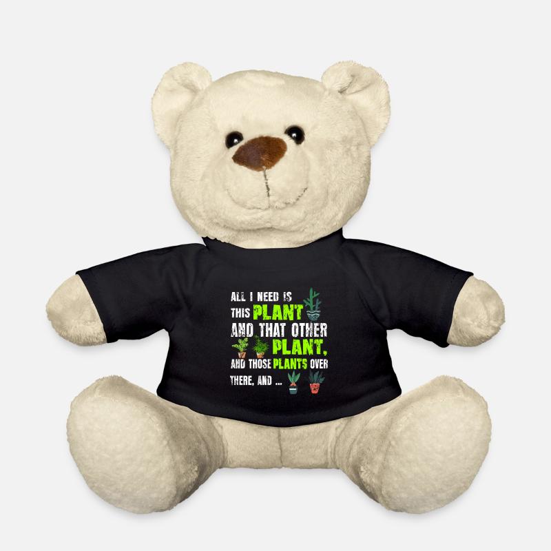 Plant lovers - Teddy Bear - black