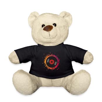 Music DJ - Teddy Bear - black - Front