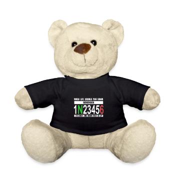 Motorrad Motocross - Teddy - Schwarz - Vorne