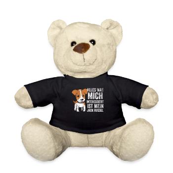 Jack Russel Jagdhund Geschenk - Teddy - Schwarz - Vorne