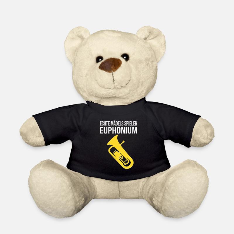 Euphonium - Echte Mädels spielen Euphonium - Teddy - Schwarz