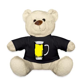 Bier - Teddy - Schwarz - Vorne