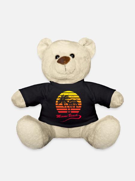 Miami Beach - Teddy Bear - black