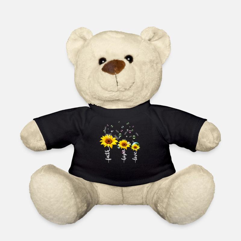 Glaube Hoffnung Liebe - Teddy - Schwarz