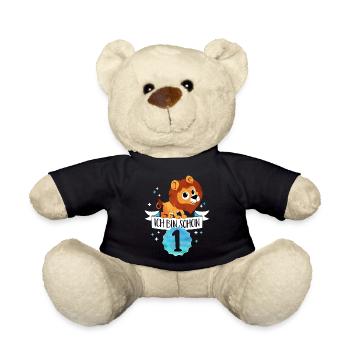 Ich bin schon 1 - Ich bin schon ein Jahr alt -Baby - Teddy - Schwarz - Vorne