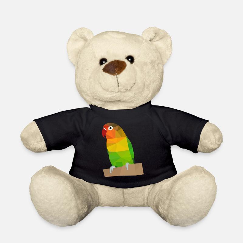 Lovebird Unzertrennliche Pfirsichköpfchen Geschenk - Teddy - Schwarz