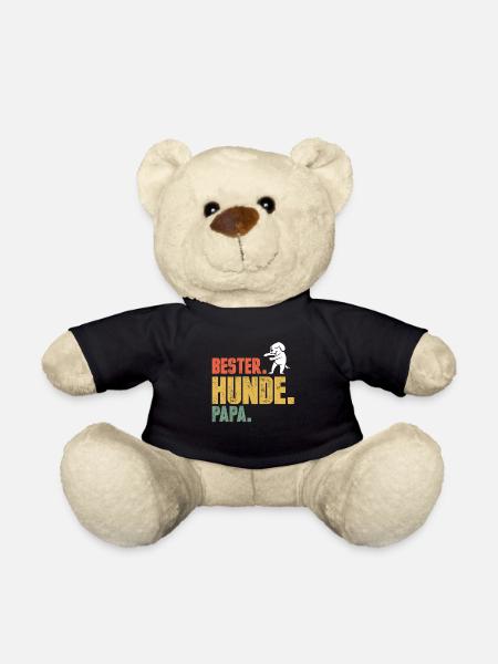 Hunde Papa Hund Vater Vatertag - Teddy - Schwarz