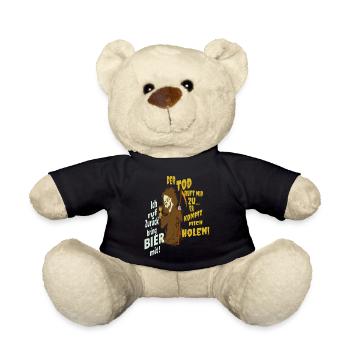 Lustiger Sensenmann - Teddy - Schwarz - Vorne