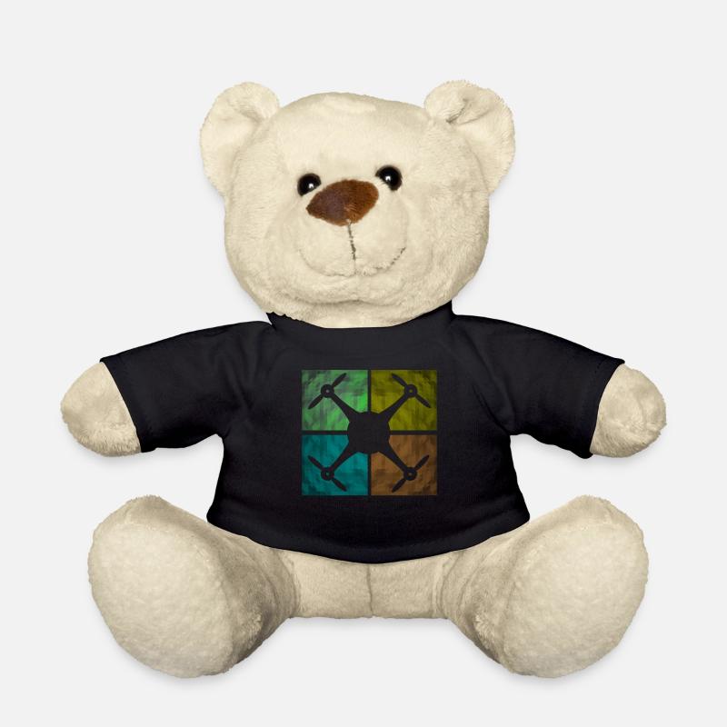 Drojne Quadrocopter drone pilot - Teddy Bear - black