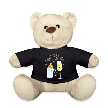 Unser erster Muttertag - Teddy - Schwarz - Vorne