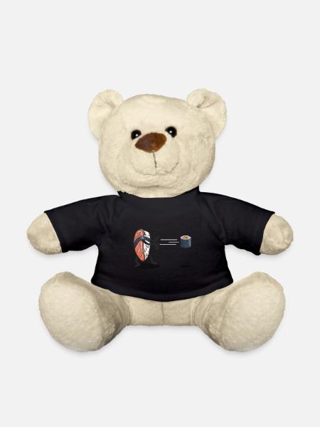 Sushi Fighter - Teddy Bear - black