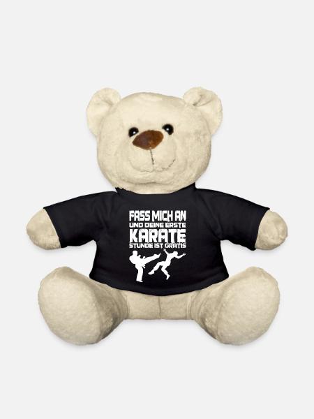 Karate lustiger Spruch Kampfsport Kampfkunst - Teddy - Schwarz
