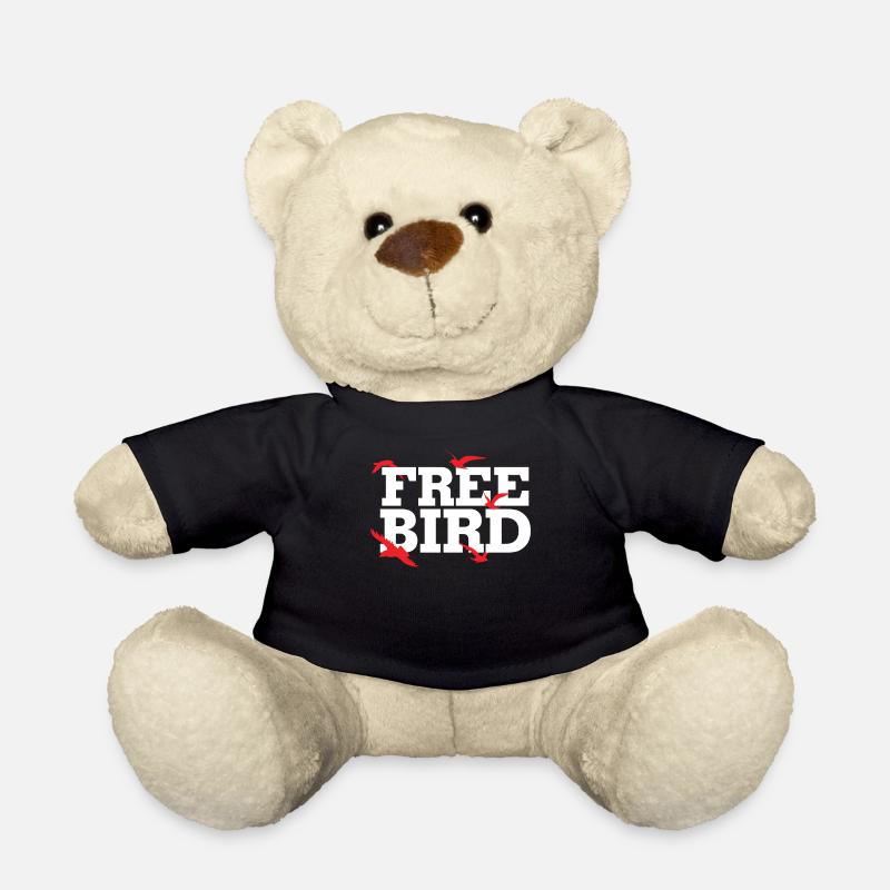 Oiseau libre Illustration - Nounours - noir