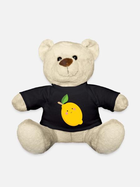Zitrone - Teddy - Schwarz