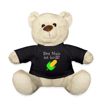 Mais Häckseln Landwirt Bauer Ernte Corn harvest - Teddy - Schwarz - Vorne