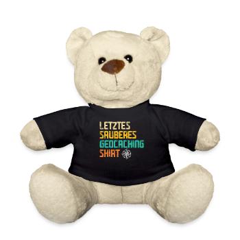 Geocacher Caching Cache Geocache Geocachen Lustig - Teddy - Schwarz - Vorne