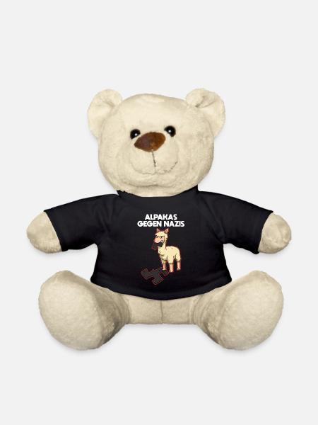 Alpakas gegen Nazis - Teddy - Schwarz