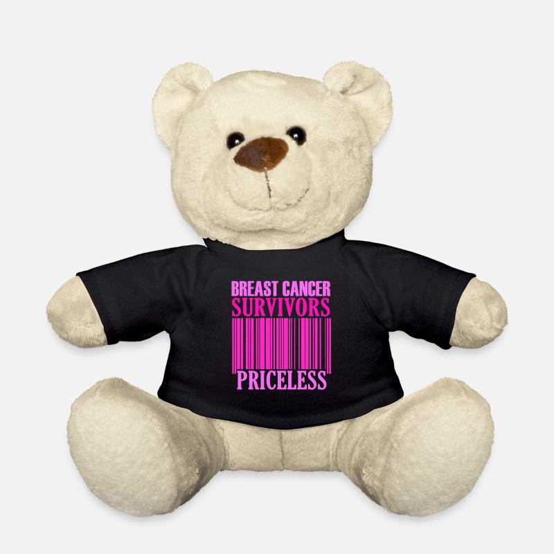 Unbezahlbares Brustkrebsbewusstsein - Teddy - Schwarz