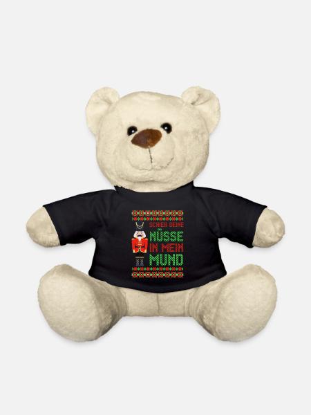 Weihnachten Nussknacker Ugly Christmas Lustiges - Teddy - Schwarz