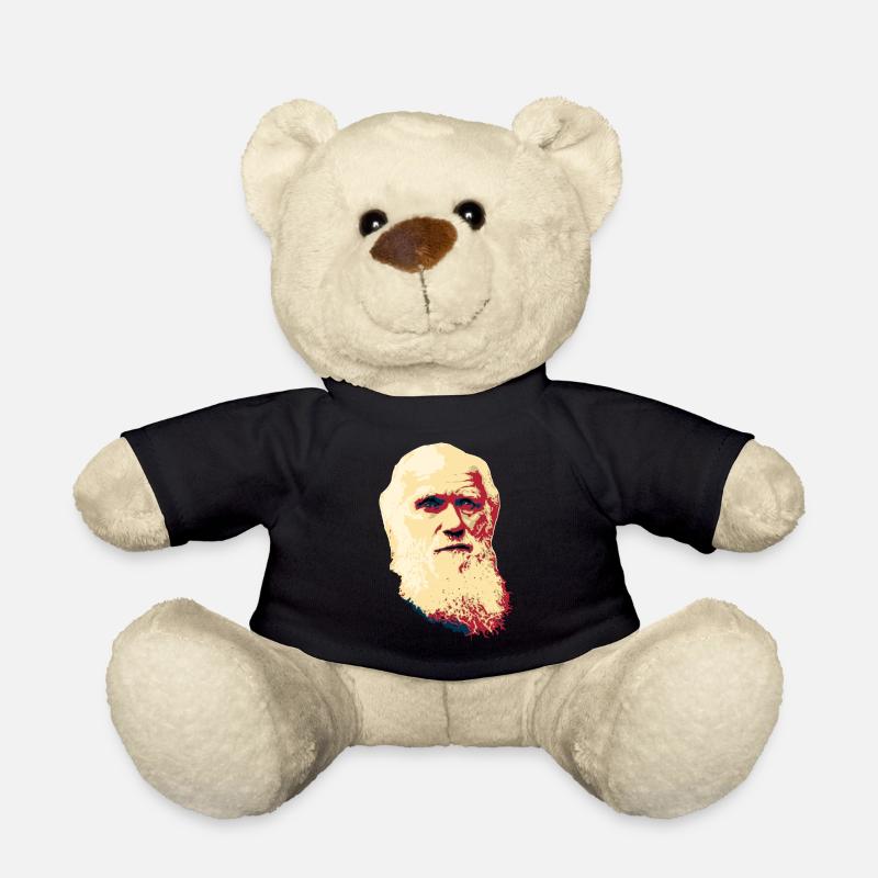 Charles Darwin - Teddy - Schwarz