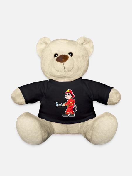 Feuerwehrmann - Teddy - Schwarz