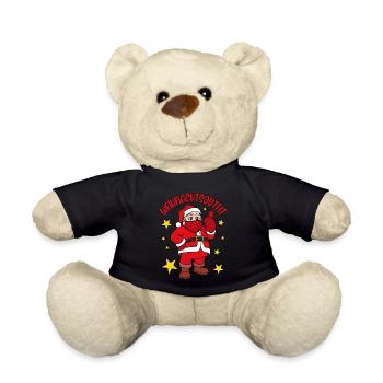 Weihnachtsoutfit 2021 - Teddy - Schwarz - Vorne