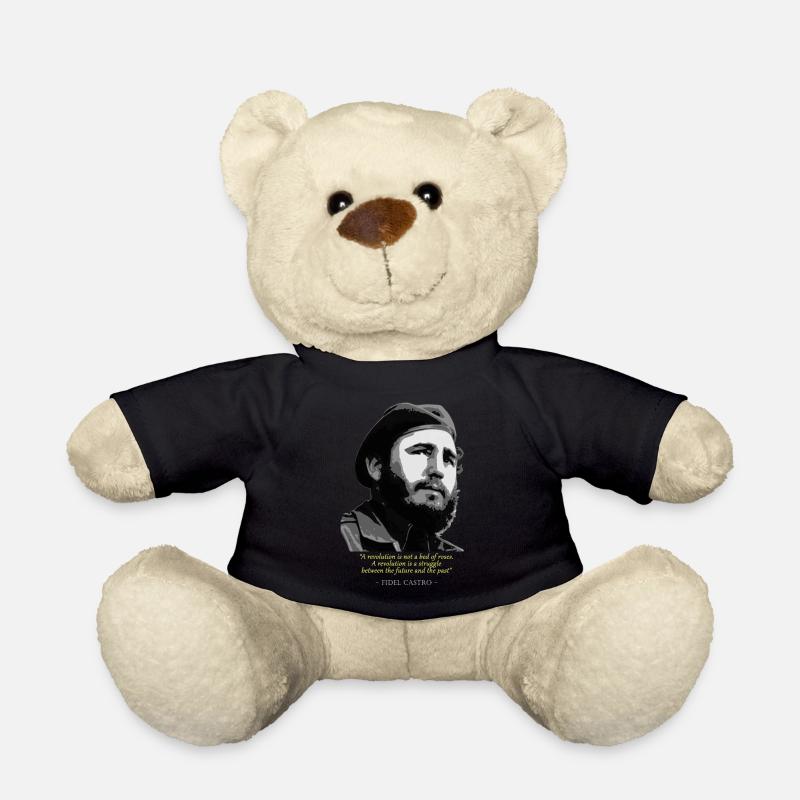 Fidel Castro Zitat - Teddy - Schwarz