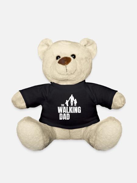 The Walking Dad Lustiger Spruch Papa Kinder Vater - Teddy - Schwarz