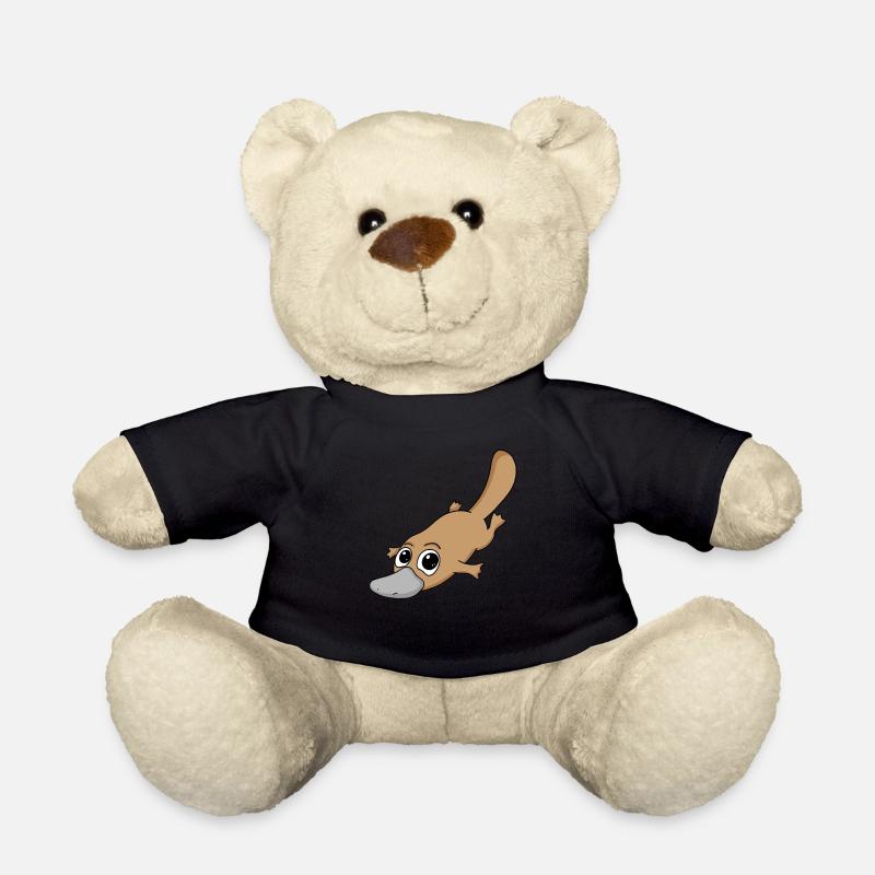Schnabeltier - Teddy - Schwarz