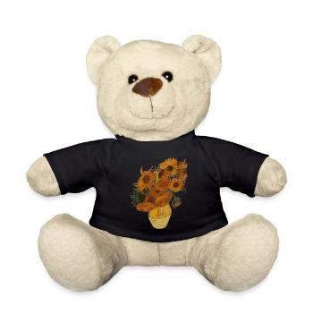 Sonnenblumen - Teddy - Schwarz - Vorne