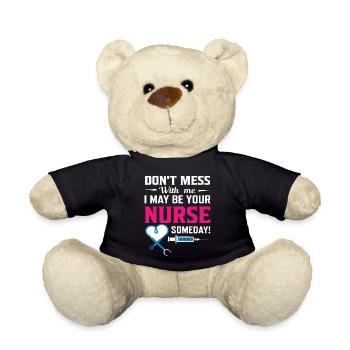 Infirmière - Nounours - noir - Devant
