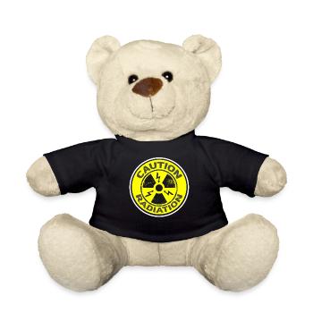 Funny Radioactive Atomic Power Design for Radiologist - Teddy Bear - black - Front