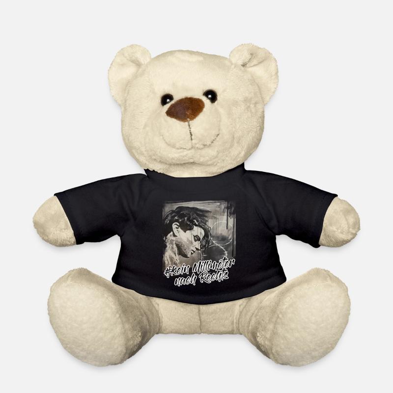 Kein Millimeter nach Rechts - Teddy - Schwarz