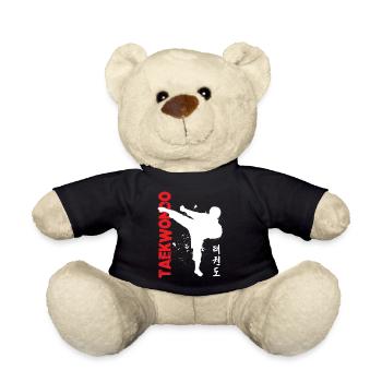 Taekwondo Koreanische Schrifteichen - Teddy - Schwarz - Vorne