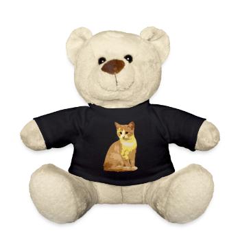 Katzen Katze - Teddy - Schwarz - Vorne