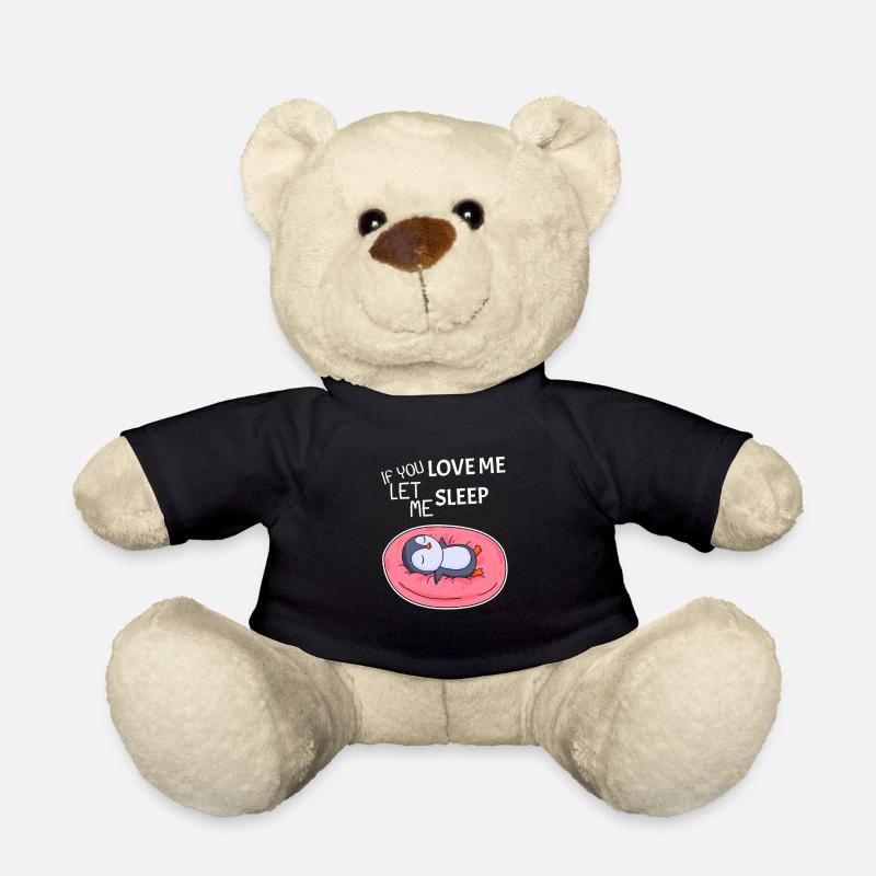 Lustiger Spruch lustige Sprüche Geschenk - Teddy - Schwarz
